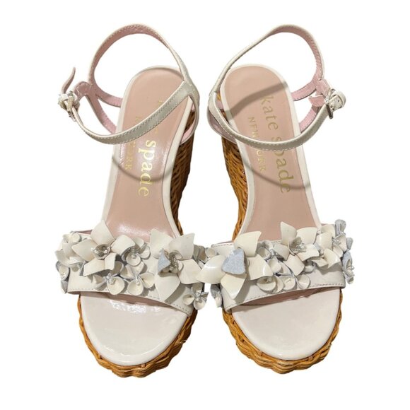 Kate Spade New York Fiori Platform Wedges Womens Sandals Size EU 37.5 / US 7B - Picture 5 of 10
